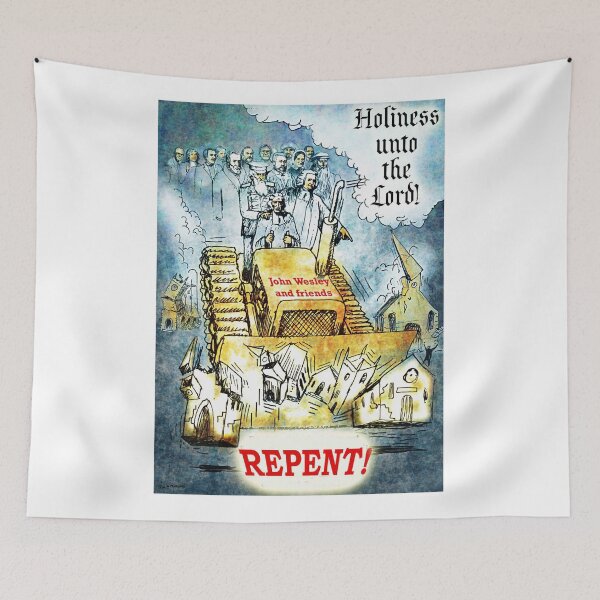 Item preview, John Wesley Heavenly Bulldozer designed and sold by Pictures With A Message.