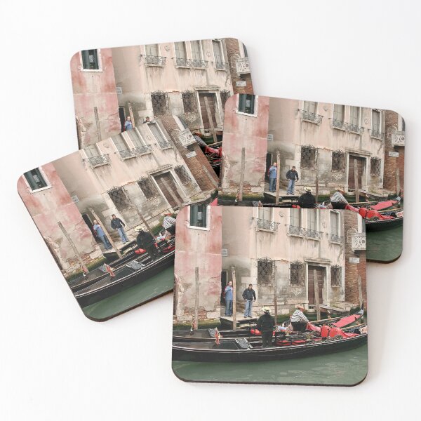 Item preview, Gondolas and Gondoliers in Venice, Italy designed and sold by Gerda Grice Photography.