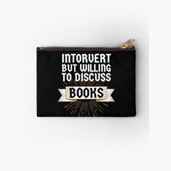 Item preview, Introvert but Willing to Discuss Books designed and sold by ACC .