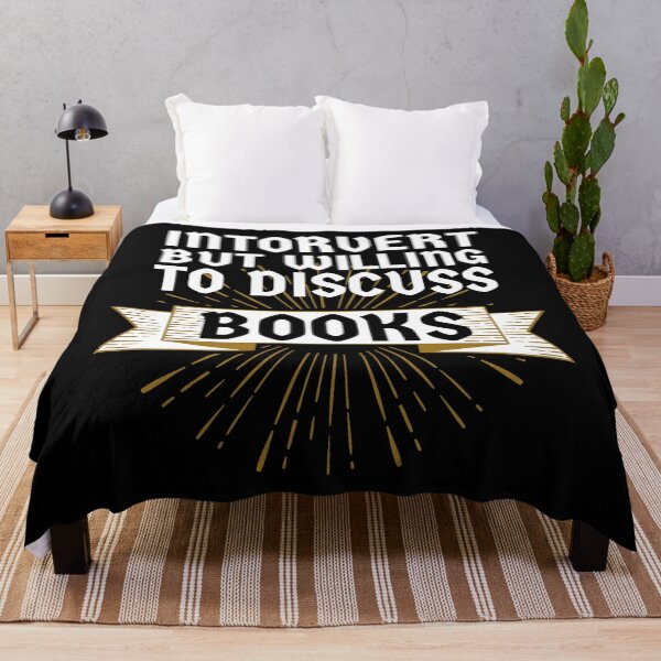 Item preview, Introvert but Willing to Discuss Books designed and sold by ACC .