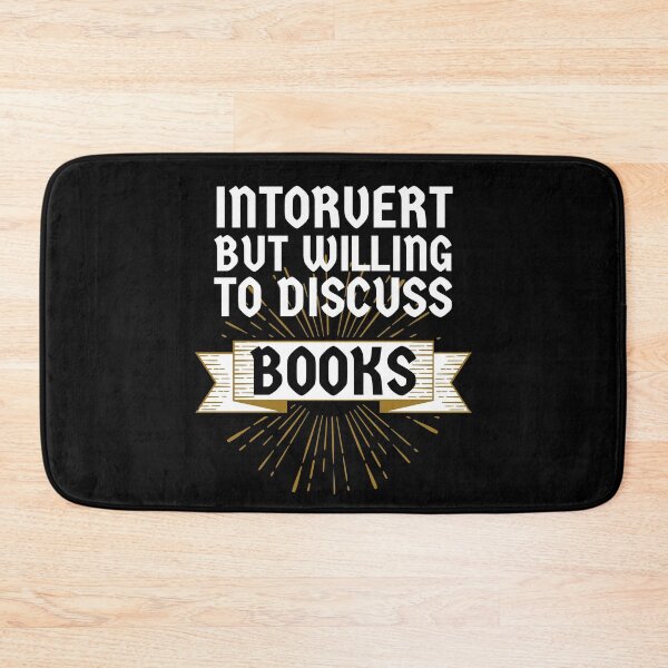 Item preview, Introvert but Willing to Discuss Books designed and sold by ACC .