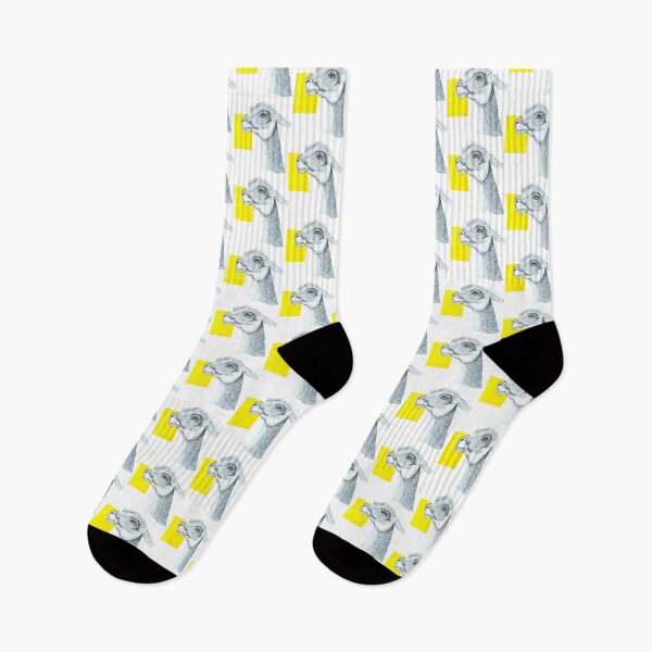 Item preview, Llama on yellow designed and sold by Madwerkz.