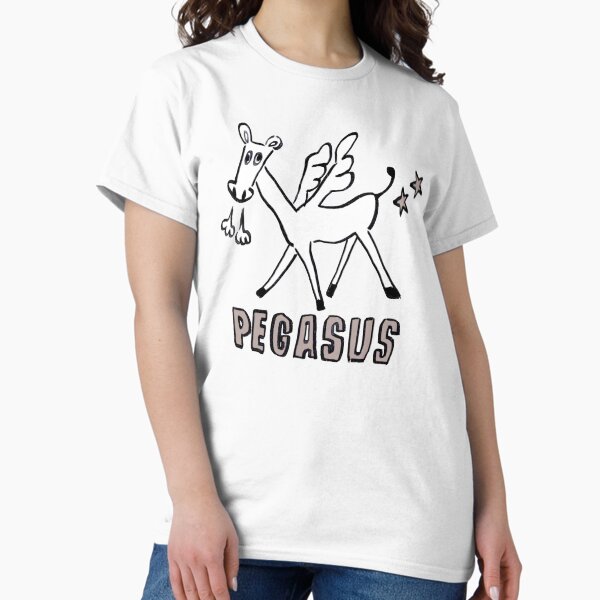 Item preview, I draw the pegasus tee shirt / oyasumi punpun designed and sold by RansRoom.