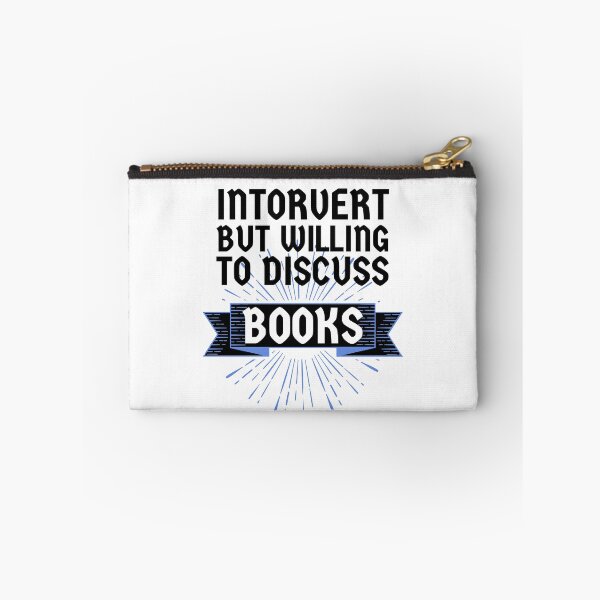 Item preview, Introvert but Willing to Discuss Books designed and sold by ACC .
