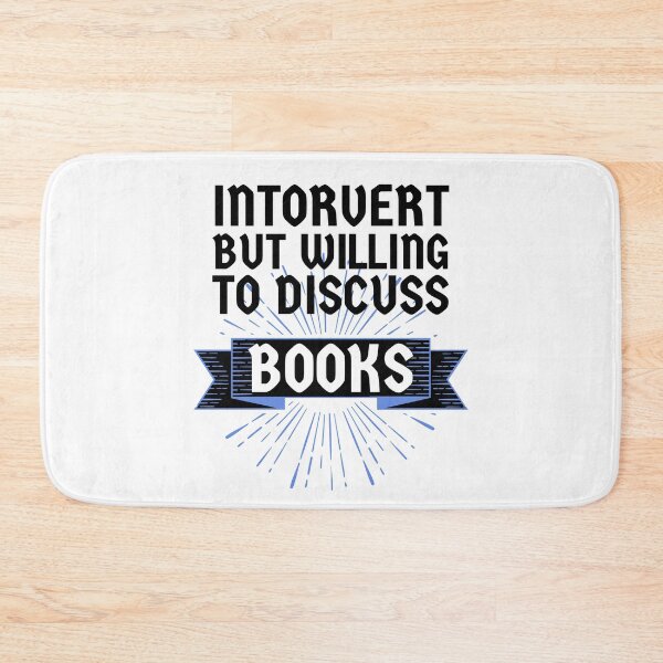 Item preview, Introvert but Willing to Discuss Books designed and sold by ACC .