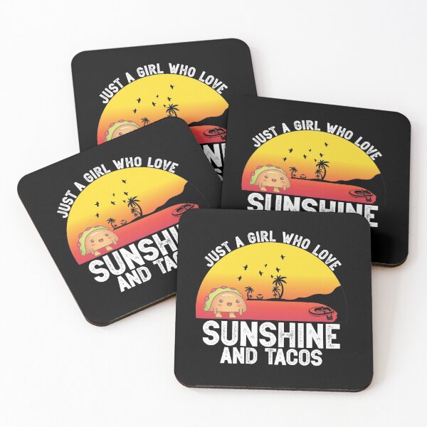 Item preview, Just a girl who love sunshine and tacos designed and sold by plussorn.
