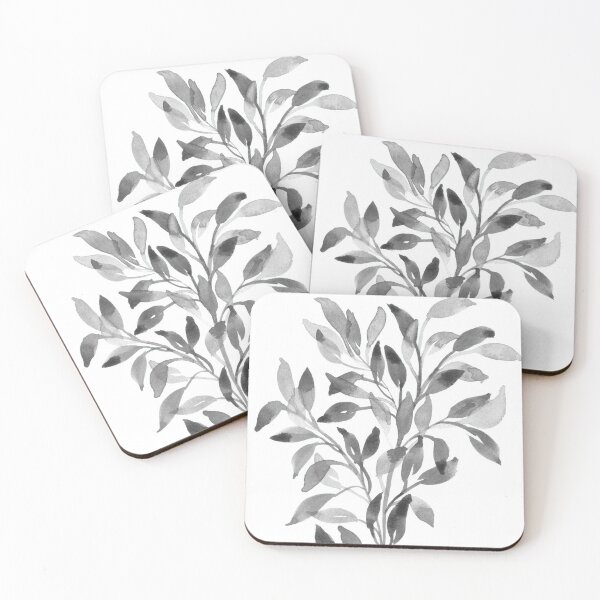 Item preview, Black and White Eucalyptus designed and sold by Beth Wagner.