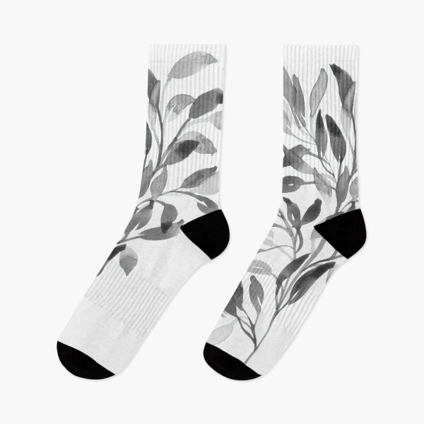 Item preview, Black and White Eucalyptus designed and sold by Beth Wagner.