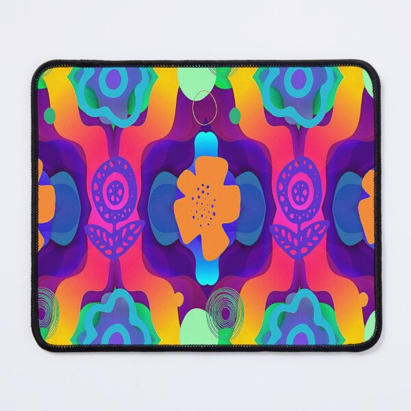 Item preview, Kawaii Vibrant Abstract Floral Pattern,Graphic Psychedelic Abstract Art, Inspired by Nature-floral abstract art, Graphic Psychedelic Abstract Art, Inspired by Nature-floral abstract art designed and sold by Adri Barnard.