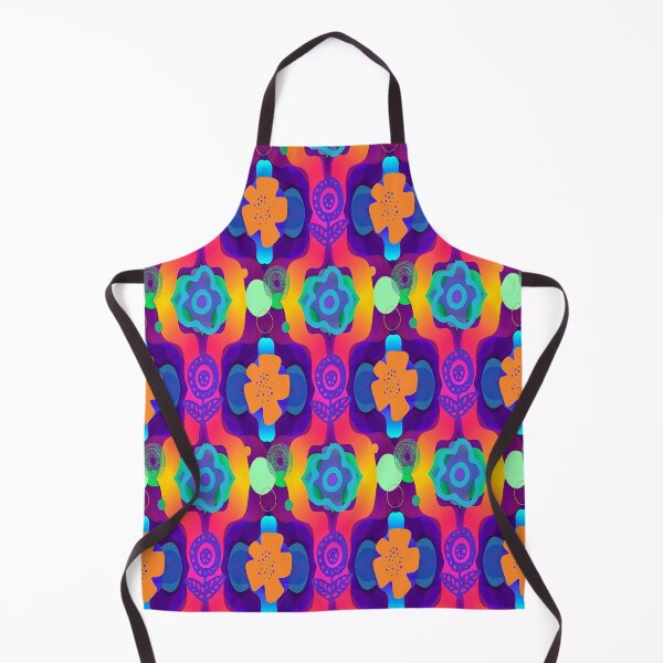 Item preview, Kawaii Vibrant Abstract Floral Pattern,Graphic Psychedelic Abstract Art, Inspired by Nature-floral abstract art, Graphic Psychedelic Abstract Art, Inspired by Nature-floral abstract art designed and sold by Adri Barnard.