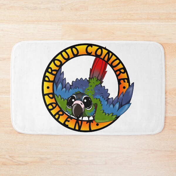 Item preview, Proud Crimson Bellied Conure Parent designed and sold by Katrina Montgomery.