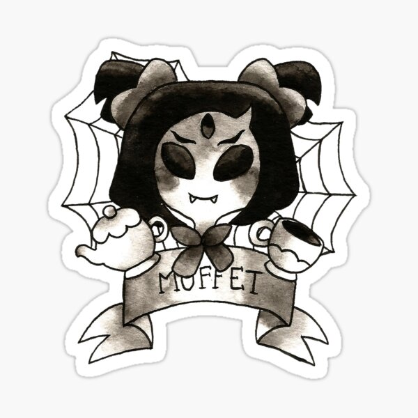 Undertale Muffet Sticker - Sticker Mania