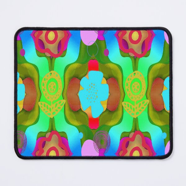 Item preview, Kawaii Vibrant Abstract Floral Pattern, 2, Graphic Psychedelic Abstract Art, Inspired by Nature-floral abstract art, Graphic Psychedelic Abstract Art, Inspired by Nature-floral abstract art designed and sold by Adri Barnard.