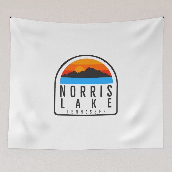 Item preview, Norris Lake Tennessee Vintage Retro Adventure Mountain Boating, Camping designed and sold by tmartinezta.