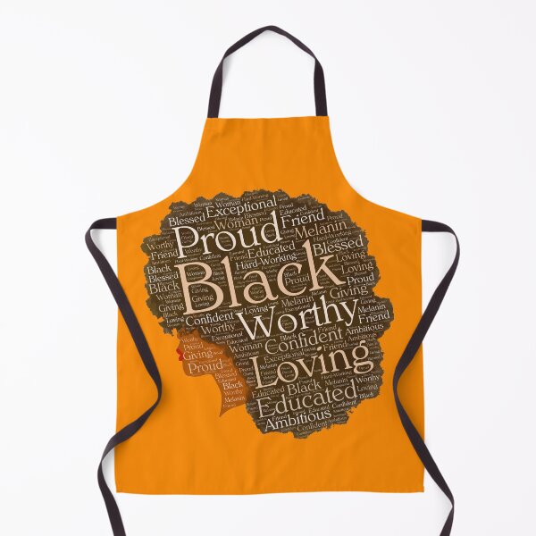 Item preview, Black Woman Words in Big Natural Hair Kinky Afro designed and sold by blackartmatters.