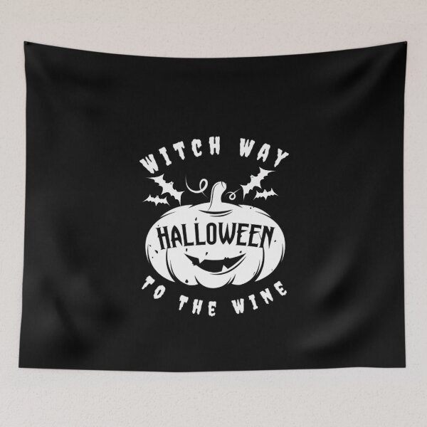 Item preview, Witch Way To The Wine T-shirt, funny halloween t-shirt, Gift for halloween. designed and sold by mHmShop.