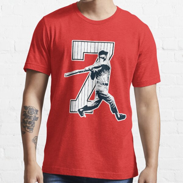 THE MICK VINTAGE RETIRED NUMBER STICKER AND RETRO BRONX BASEBALL MICKEY  MANTLE SHIRT  Essential T-Shirt for Sale by ProSosh