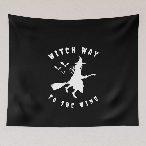 Item preview, Witch Way To The Wine T-shirt, funny halloween t-shirt, Gift for halloween. designed and sold by mHmShop.