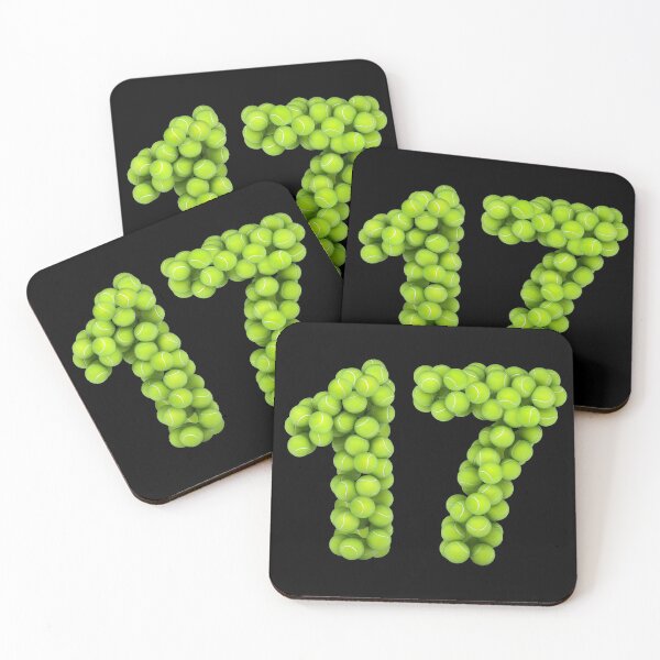 Item preview, Tennis Player Number 17 - Tennis Sports seventeen Game Set Match 17 designed and sold by elhefe.