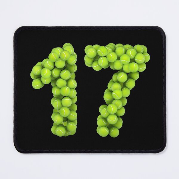Item preview, Tennis Player Number 17 - Tennis Sports seventeen Game Set Match 17 designed and sold by elhefe.