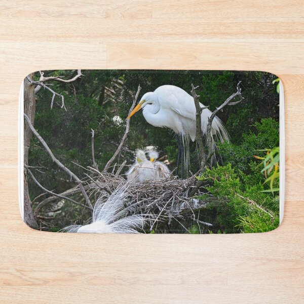 Item preview, Baby Egrets Nesting With Momma designed and sold by LisaWootenPhoto.