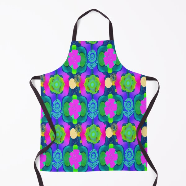 Item preview, Kawaii Vibrant Abstract Floral Pattern, 3, Graphic Psychedelic Abstract Art, Inspired by Nature-floral abstract art, Graphic Psychedelic Abstract Art, Inspired by Nature-floral abstract art designed and sold by Adri Barnard.