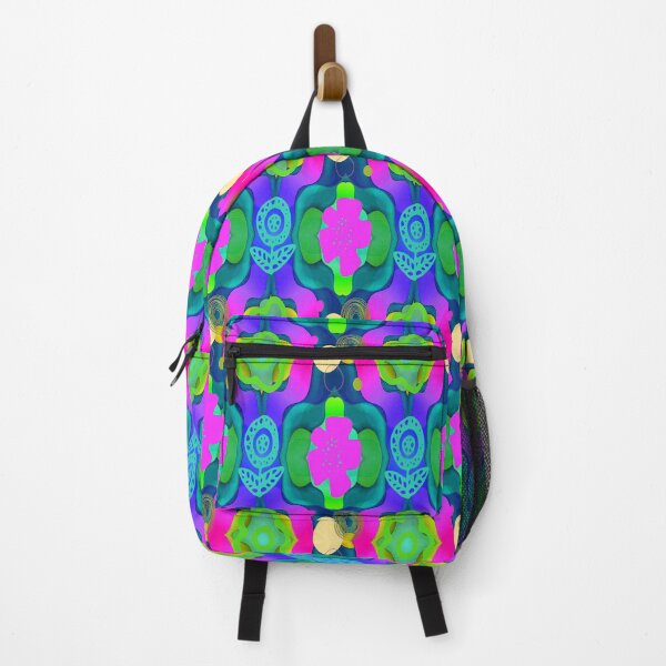 Item preview, Kawaii Vibrant Abstract Floral Pattern, 3, Graphic Psychedelic Abstract Art, Inspired by Nature-floral abstract art, Graphic Psychedelic Abstract Art, Inspired by Nature-floral abstract art designed and sold by Adri Barnard.
