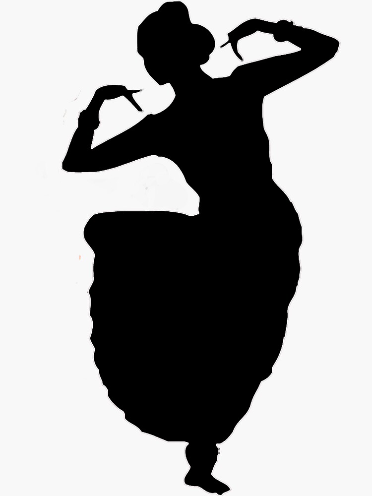 Bharatanatyam Silhouette