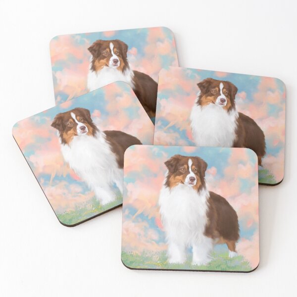 Item preview, Redmond Australian Shepherd  designed and sold by Ivy Fox Illustration.