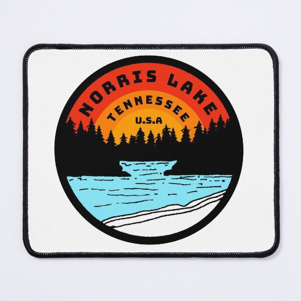 Item preview, Norris Lake Tennessee Vintage Retro Adventure Mountain Boating, Camping designed and sold by tmartinezta.