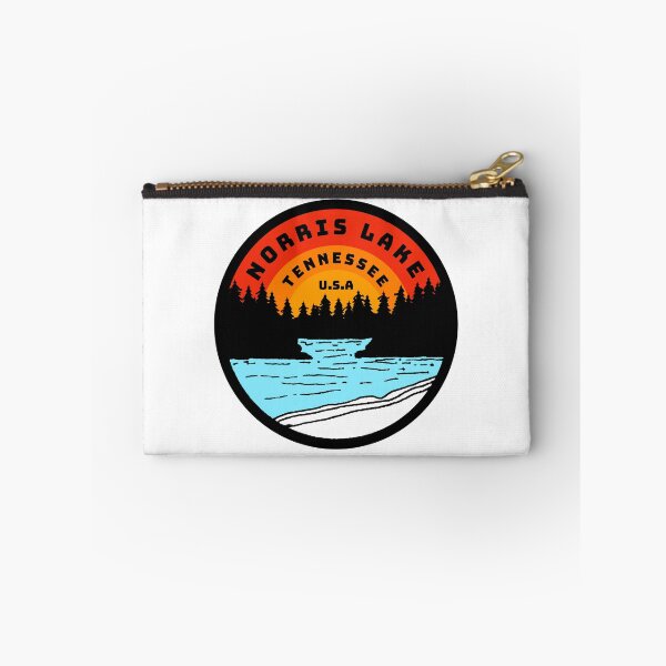 Aperçu de l'œuvre Norris Lake Tennessee Vintage Retro Adventure Mountain Boating, Camping créée et vendue par tmartinezta.