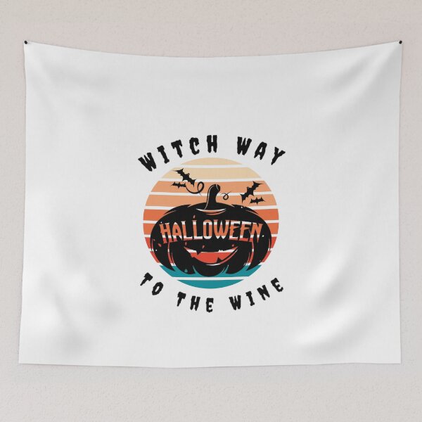 Item preview, Witch Way To The Wine T-shirt, funny halloween t-shirt, Gift for halloween. designed and sold by mHmShop.