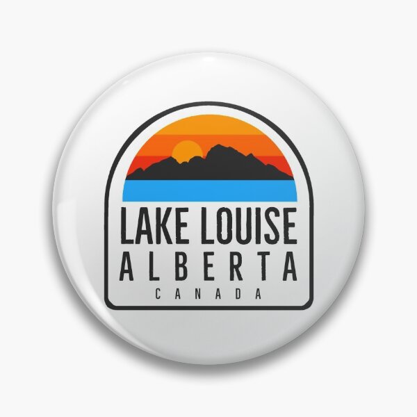 Item preview, Lake Louise Alberta Canada Vintage Retro Adventure Travel Mountain Hiking, Camping designed and sold by tmartinezta.