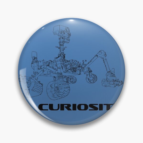 Aperçu de l'œuvre Dessin de Curiosity Mars Rover créée et vendue par Spaceflight Designs.