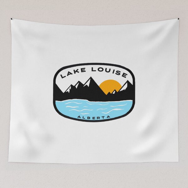 Item preview, Lake Louise Alberta Canada Vintage Retro Adventure Travel Mountain Hiking, Camping designed and sold by tmartinezta.