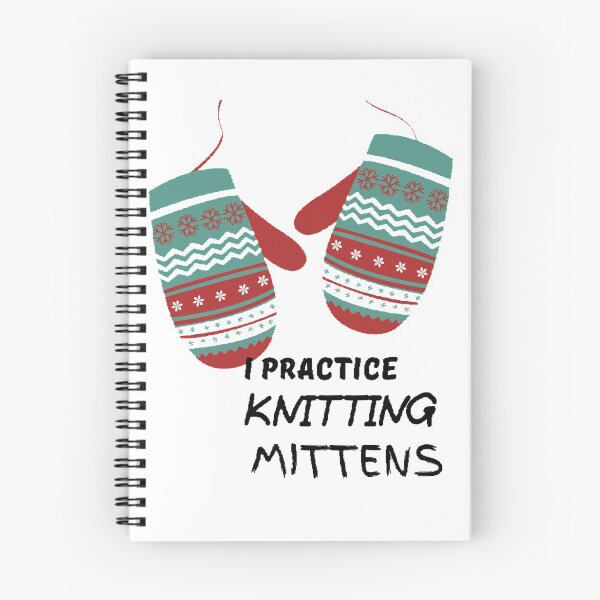 Item preview, I practice knitting mittens designed and sold by T-ShirtIn85.