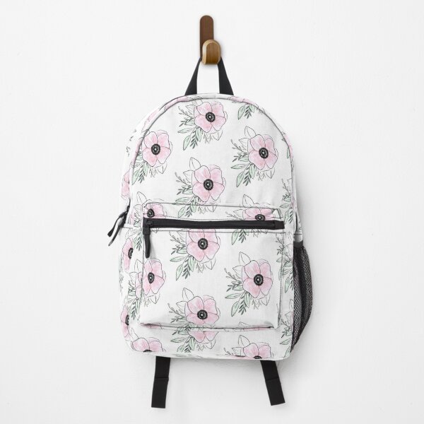 Item preview, Pink Poppy Flower Line Drawing designed and sold by makesbymiss.