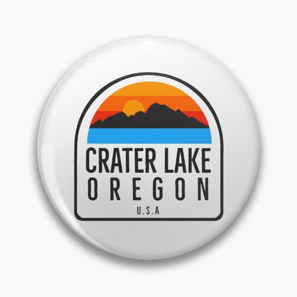 Item preview, Crater Lake Oregon Vintage Retro Adventure Travel Mountain Hiking, Camping designed and sold by tmartinezta.