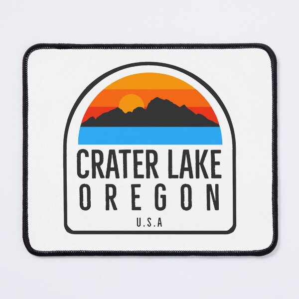 Item preview, Crater Lake Oregon Vintage Retro Adventure Travel Mountain Hiking, Camping designed and sold by tmartinezta.