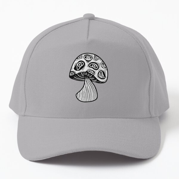 Weirdcore Aesthetic Mushroom Eyes Trucker Cap