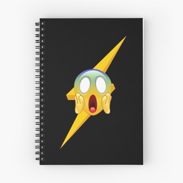 Item preview, Screaming Smiley Face With Thunderbolt Design designed and sold by EarthArtDesigns.