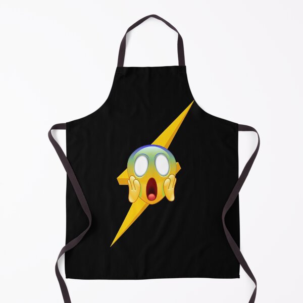 Item preview, Screaming Smiley Face With Thunderbolt Design designed and sold by EarthArtDesigns.