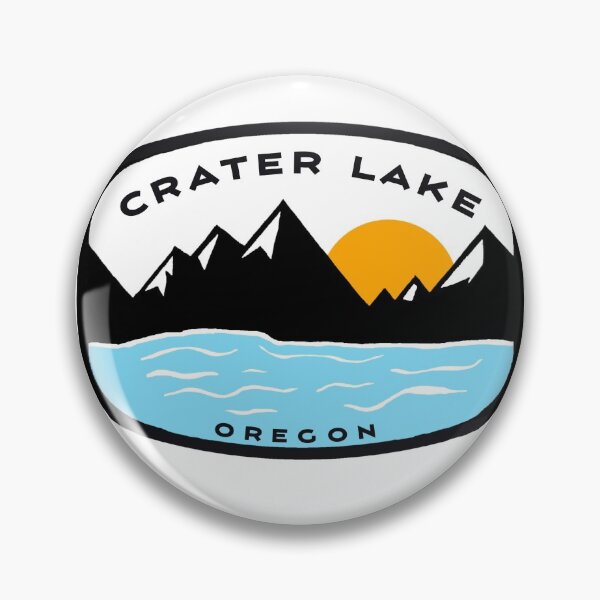 Item preview, Crater Lake Oregon Vintage Retro Adventure Travel Mountain Hiking, Camping designed and sold by tmartinezta.