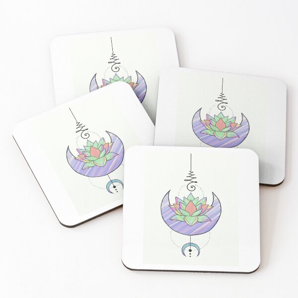 Item preview, Lotus Flower Moon Rainbow designed and sold by Silvia Galliani.
