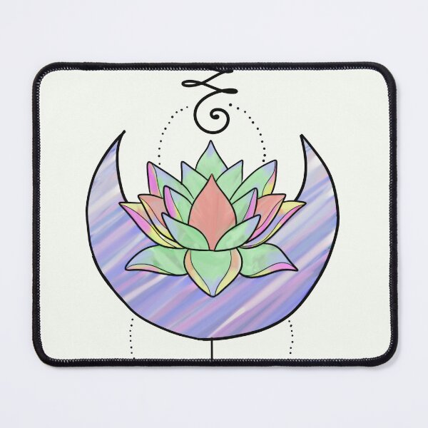 Item preview, Lotus Flower Moon Rainbow designed and sold by Silvia Galliani.
