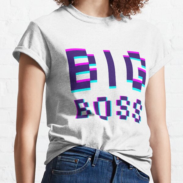 Big Boss Man WWF Legend Womens Short Sleeve T-Shirt V-Neck Graphic Summer Cotton Tee Black 