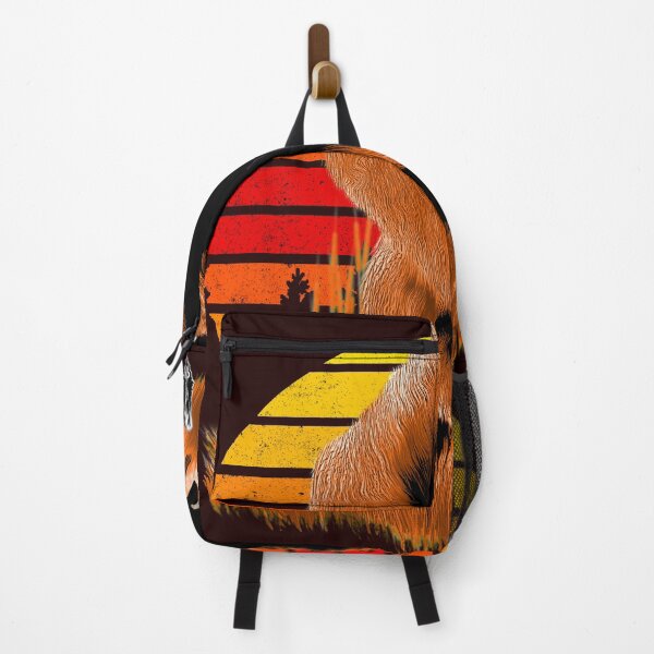 Item preview, Retro Bigfoot Sunset Sasquatch Vintage Sun Woods Squatch Art designed and sold by NationalCryptid.