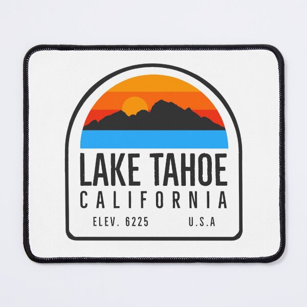 Item preview, Lake Tahoe California-Nevada Vintage Retro Adventure Travel Mountain Hiking, Camping designed and sold by tmartinezta.