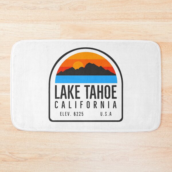 Item preview, Lake Tahoe California-Nevada Vintage Retro Adventure Travel Mountain Hiking, Camping designed and sold by tmartinezta.