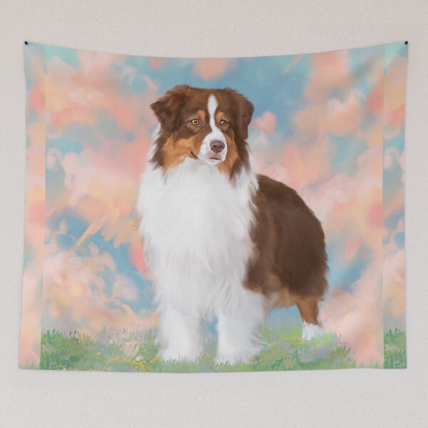 Item preview, Redmond Australian Shepherd  designed and sold by Ivy Fox Illustration.